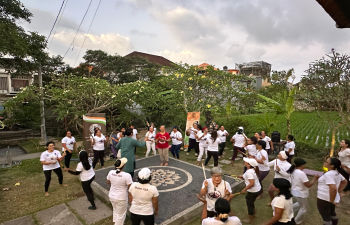 Navratri with Santhi Yoga Community